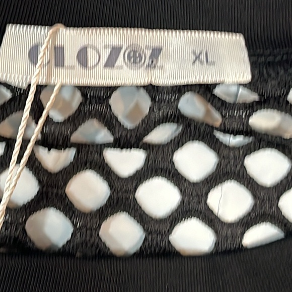 MESH Short sleeved PULLOVER SHIRT Crop Top CLUB dance biker punk rock 80s 90s XL - Picture 2 of 10